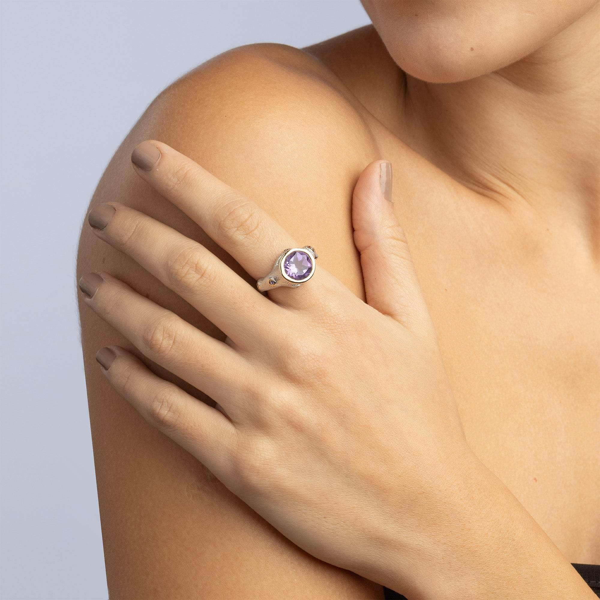 German Kabirski Tano Amethyst Ring