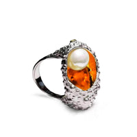 German Kabirski Celatina Pearl Ring