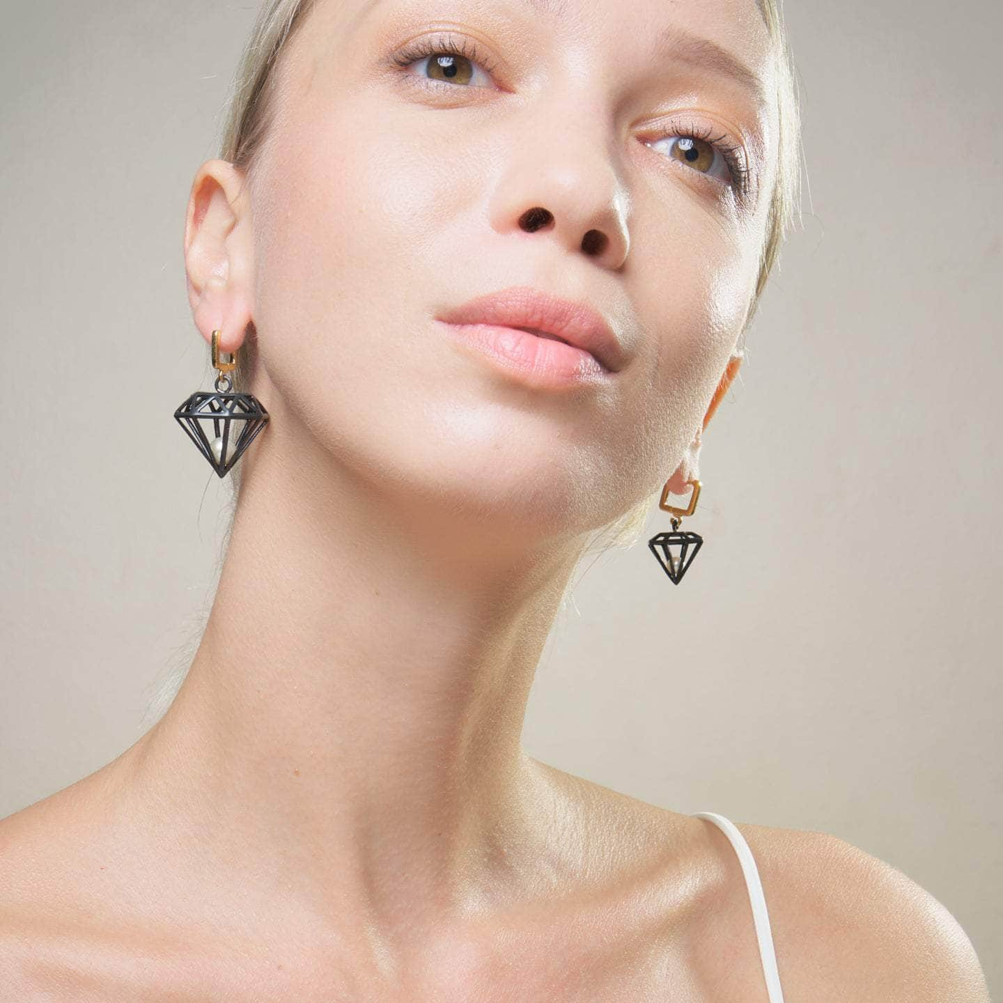 German Kabirski Mante Pearl Earrings