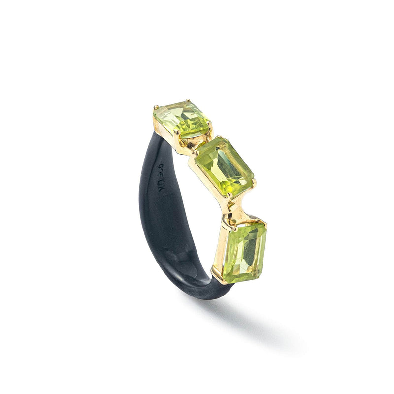 German Kabirski Bahar Peridot Ring