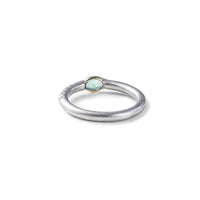 German Kabirski Thina Green Sapphire Ring (White Rhodium)