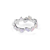 German Kabirski Livia Fancy Sapphire Ring (White Rhodium)