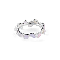 German Kabirski Livia Fancy Sapphire Ring (White Rhodium)