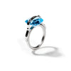 German Kabirski Lach Swiss Blue Topaz Ring