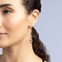 German Kabirski Osmotar Amethyst Earrings