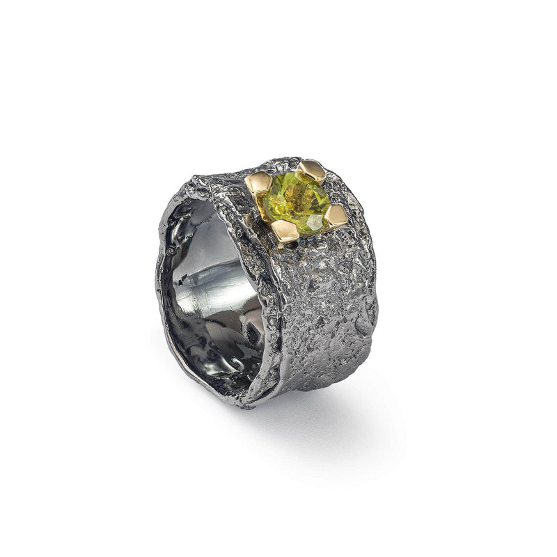 German Kabirski Aeto Peridot Ring