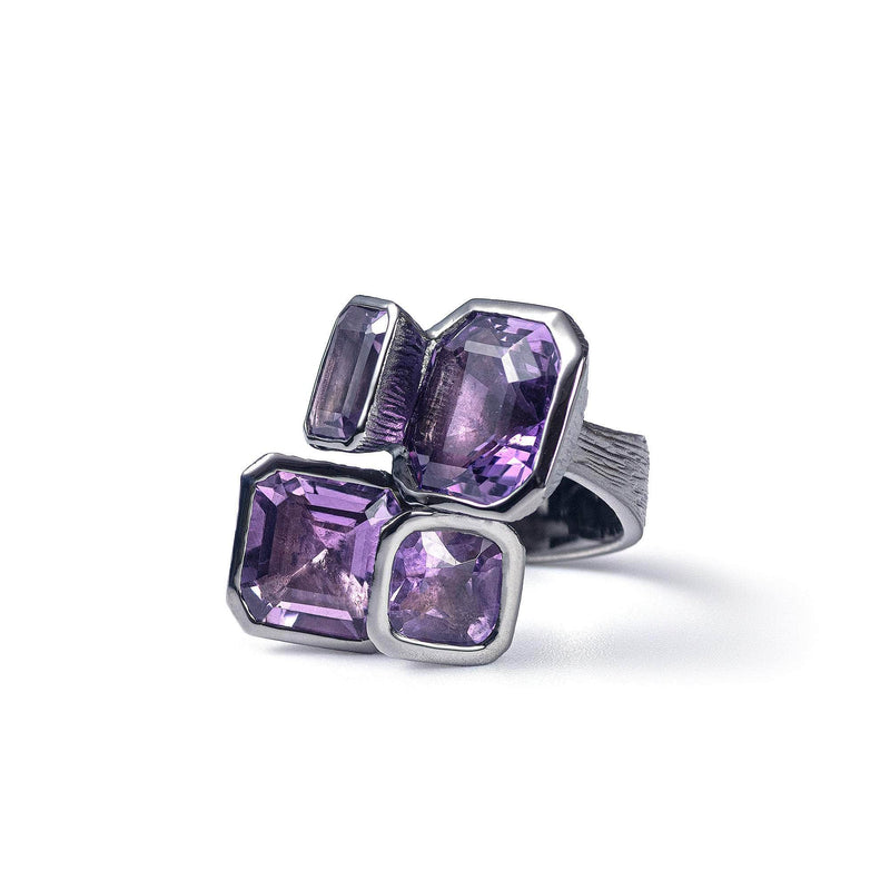 German Kabirski Acan Amethyst Ring