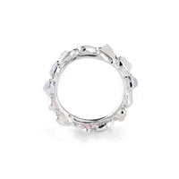 German Kabirski Livia Fancy Sapphire Ring (White Rhodium)