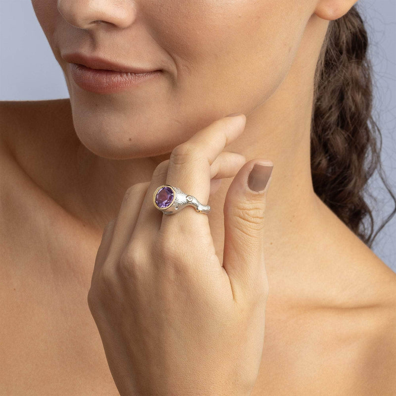 German Kabirski Tano Amethyst Ring