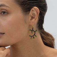 German Kabirski Elgar Chrome Diopside Earrings