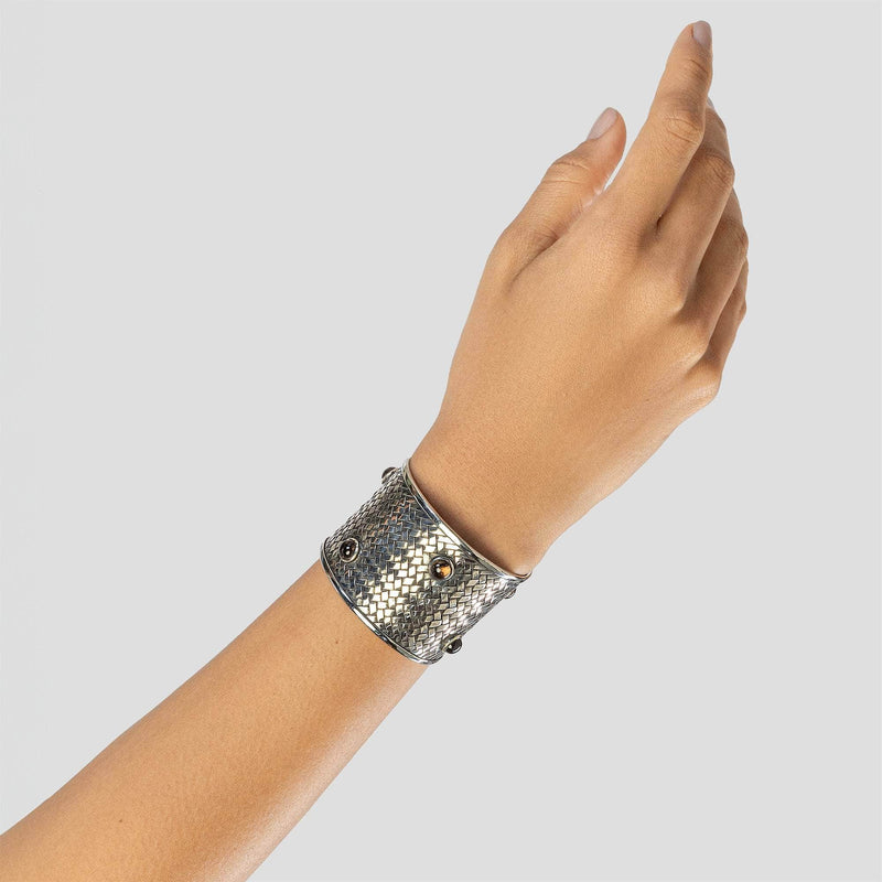 German Kabirski Arete Smoky Quartz Bangle