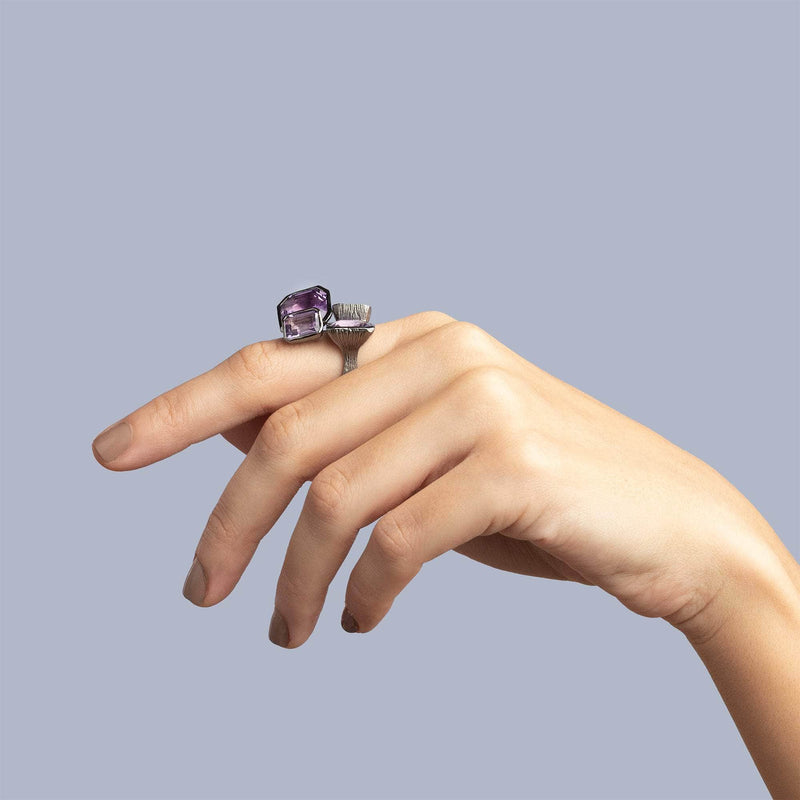 German Kabirski Acan Amethyst Ring