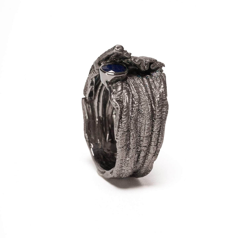 German Kabirski Arion Blue Sapphire Ring