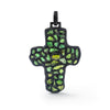 German Kabirski Cruce Chrome Diopside and Rough Chrome Diopside Pendant