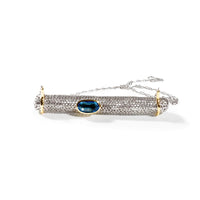 German Kabirski Zillin Blue Topaz Necklace