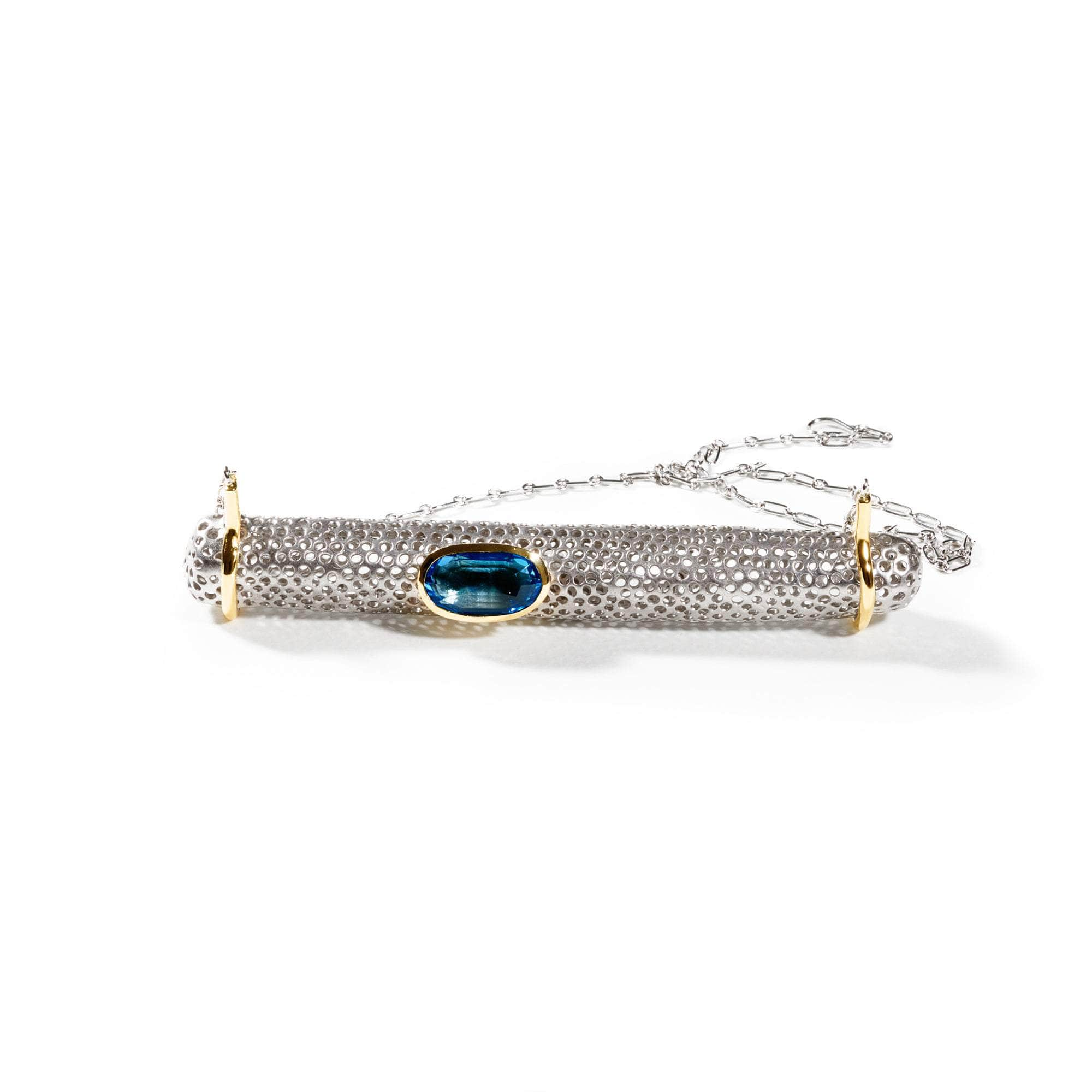 German Kabirski Zillin Blue Topaz Necklace