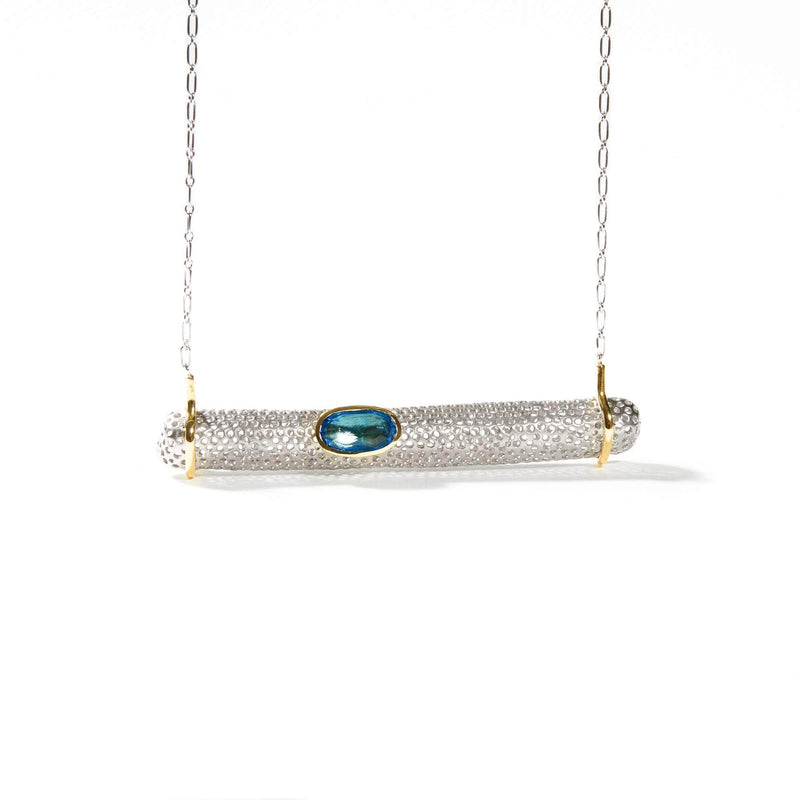 German Kabirski Zillin Blue Topaz Necklace