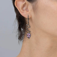 German Kabirski Roones Amethyst Earrings