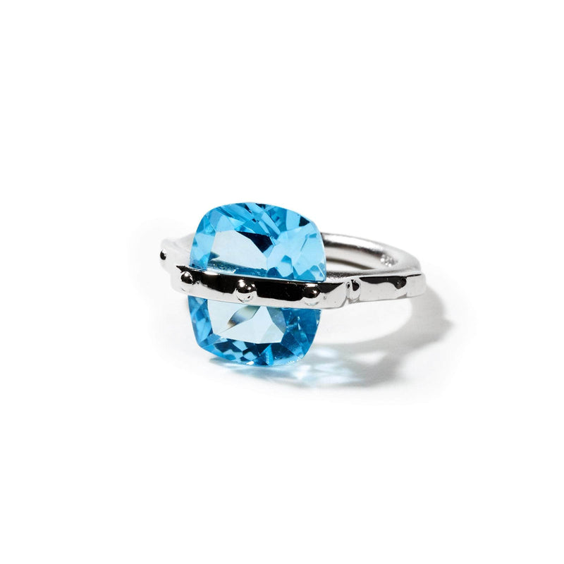 German Kabirski Lach Swiss Blue Topaz Ring