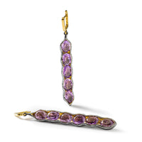 German Kabirski Chimey Amethyst Earrings