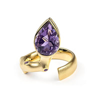 German Kabirski Aegir Amethyst Ring