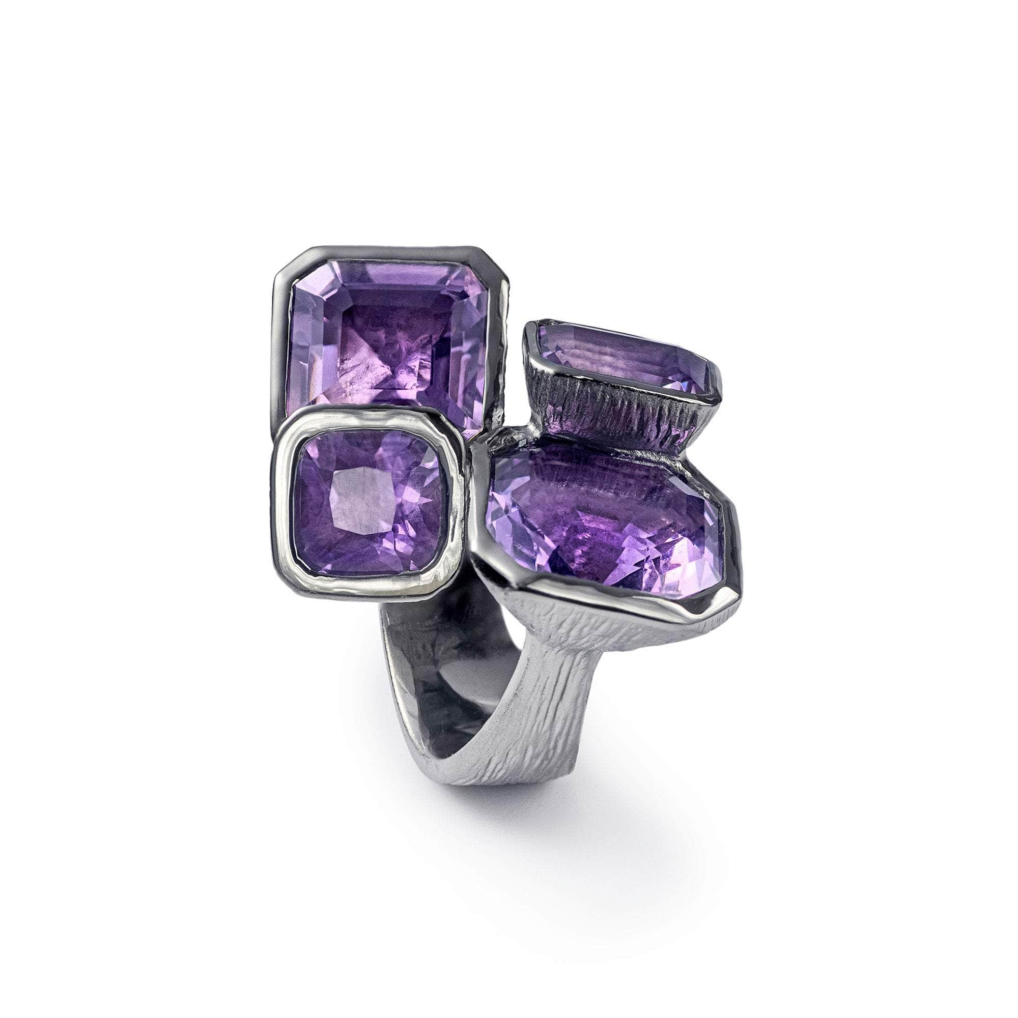 German Kabirski Acan Amethyst Ring