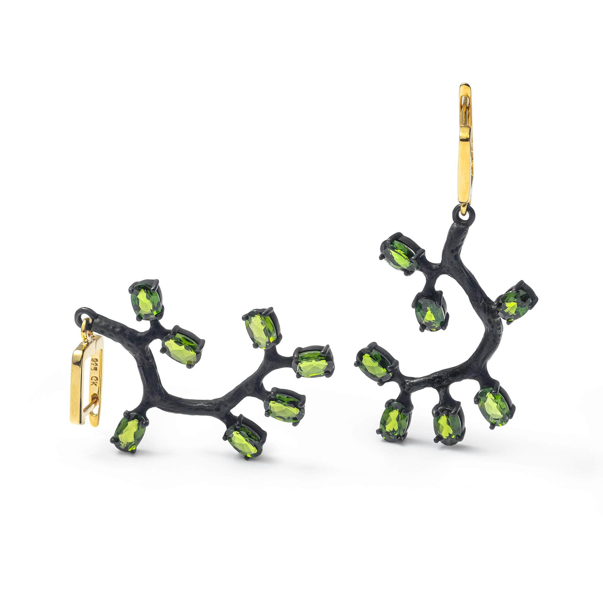 German Kabirski Elgar Chrome Diopside Earrings