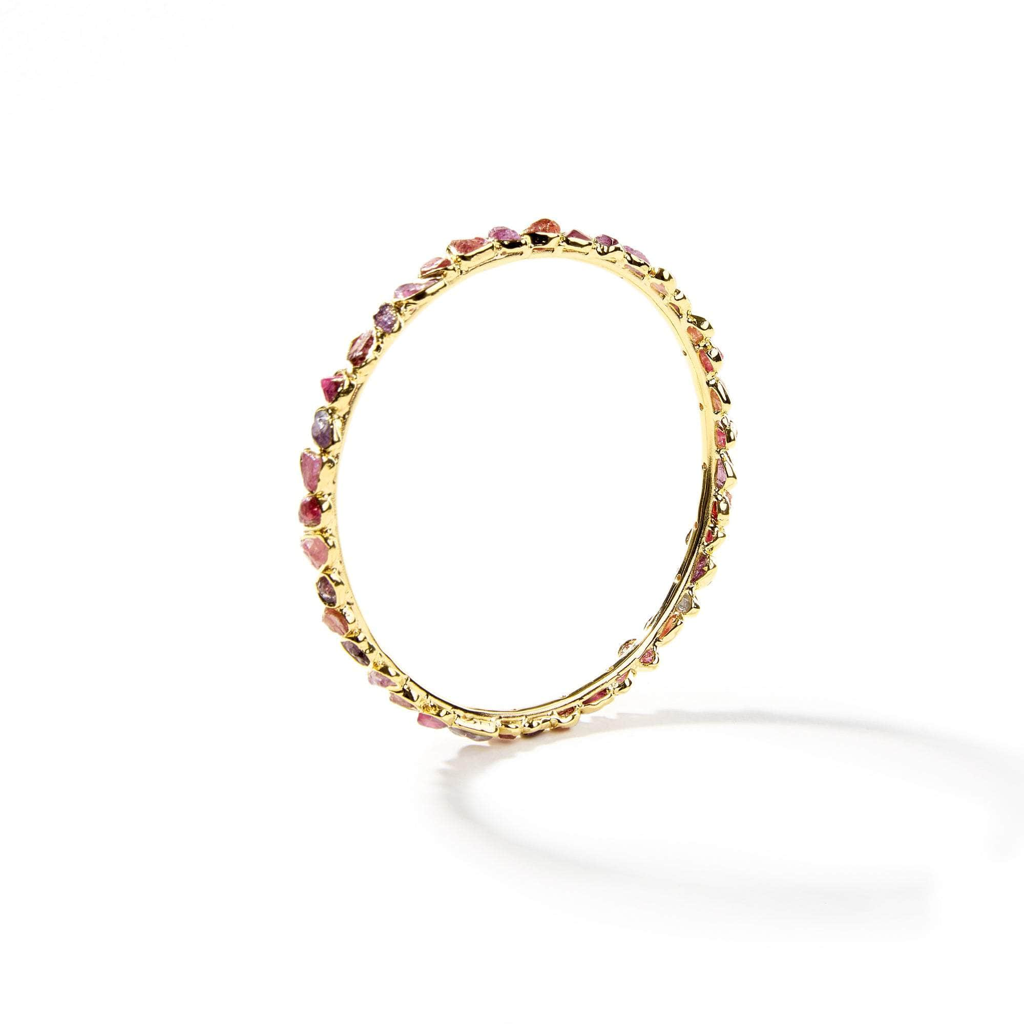 German Kabirski Aten Spinel Bangle (18K Gold)