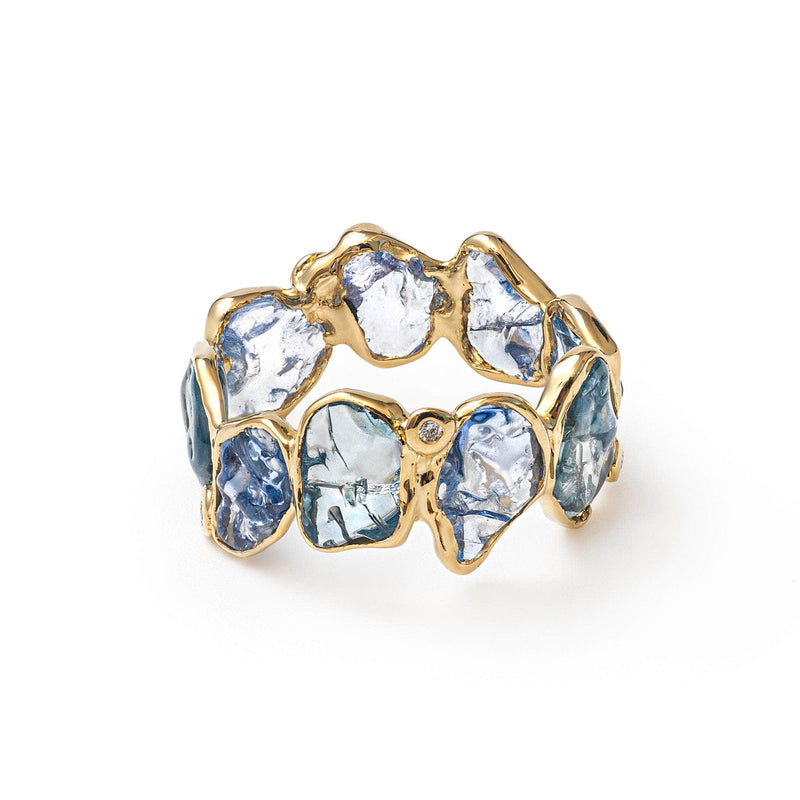 German Kabirski Cyrus Sapphire and Diamond Ring