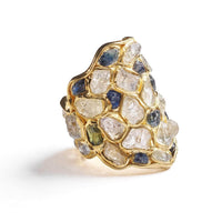 German Kabirski Nerissa Mixed Sapphire Ring