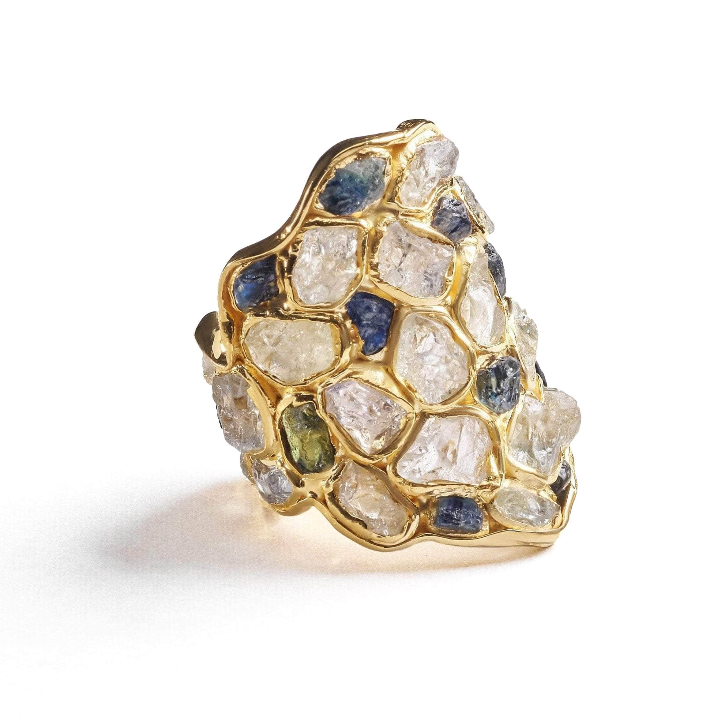 German Kabirski Nerissa Mixed Sapphire Ring