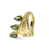 German Kabirski Oya Green Tourmaline Ring