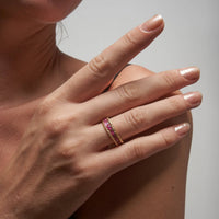 German Kabirski Tiann Pink Sapphire Rough Ring