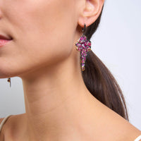 German Kabirski Faye Rough Ruby Earrings