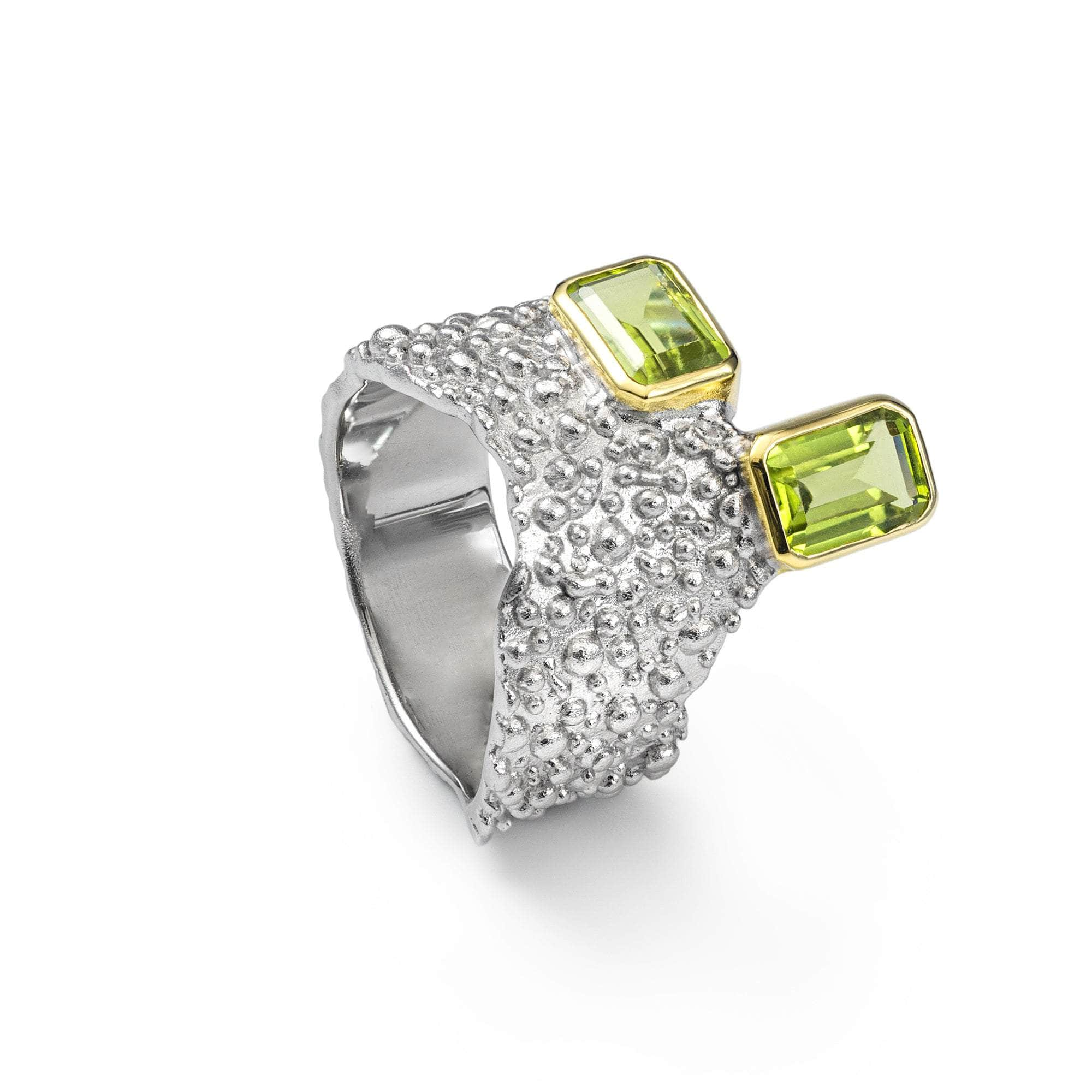 German Kabirski Aviv Peridot Ring