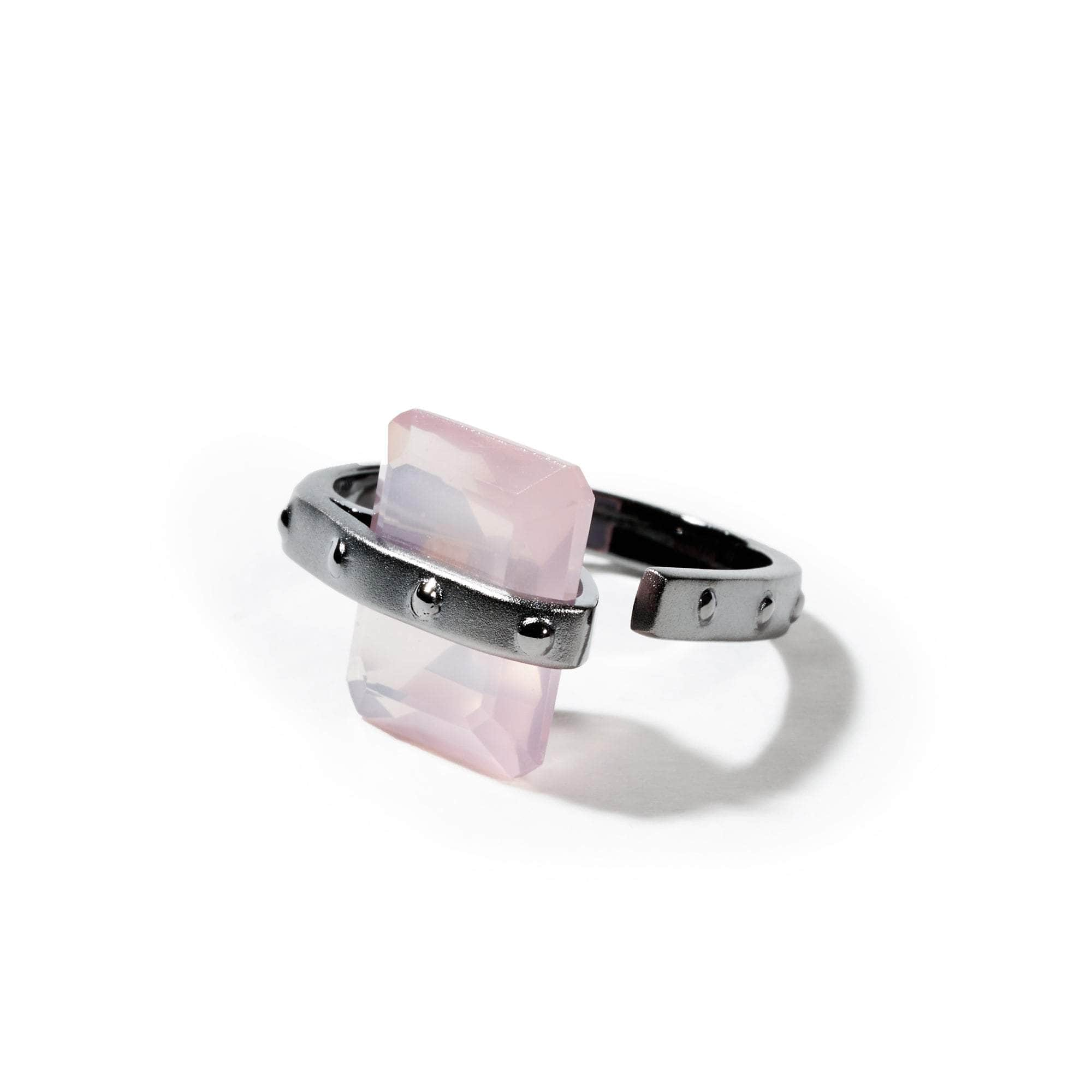 German Kabirski Arros Rose Quartz Ring