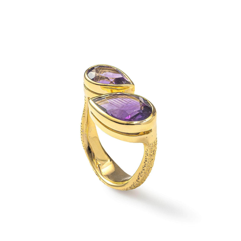 German Kabirski Tantra Amethyst Ring