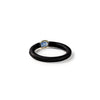 German Kabirski Kleo Blue Sapphire Ring (Black Anthracite)