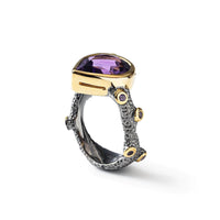 German Kabirski Soma Amethyst Ring