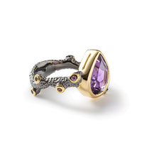 German Kabirski Soma Amethyst Ring