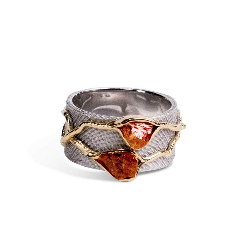 German Kabirski Vissa Spessartine Rough Ring