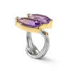 German Kabirski Rauge Amethyst Ring