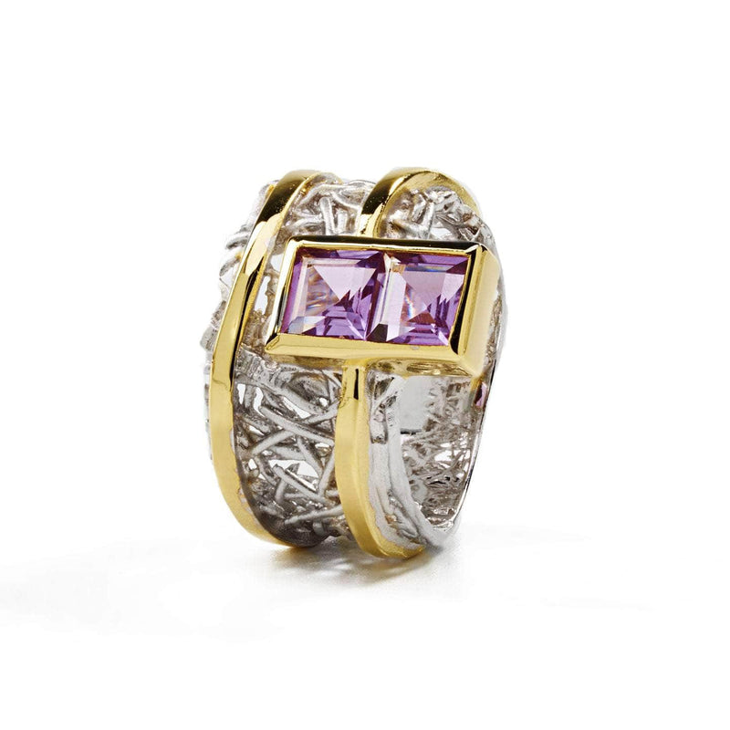 German Kabirski Verina Amethyst Ring