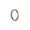 German Kabirski Juna Orange Sapphire Ring (Black Rhodium)