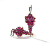 German Kabirski Faye Rough Ruby Earrings