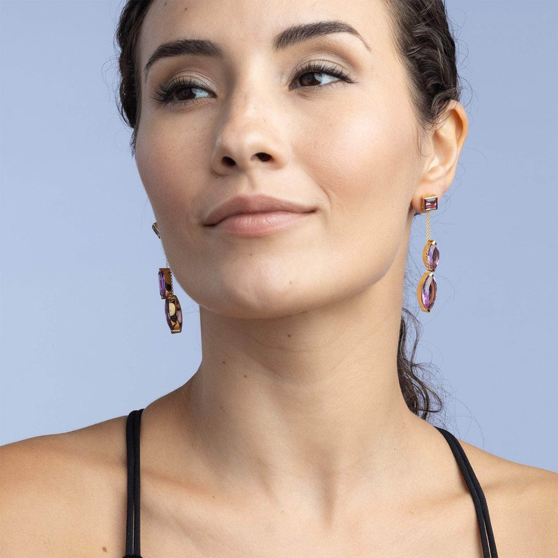 German Kabirski El Amethyst Earrings