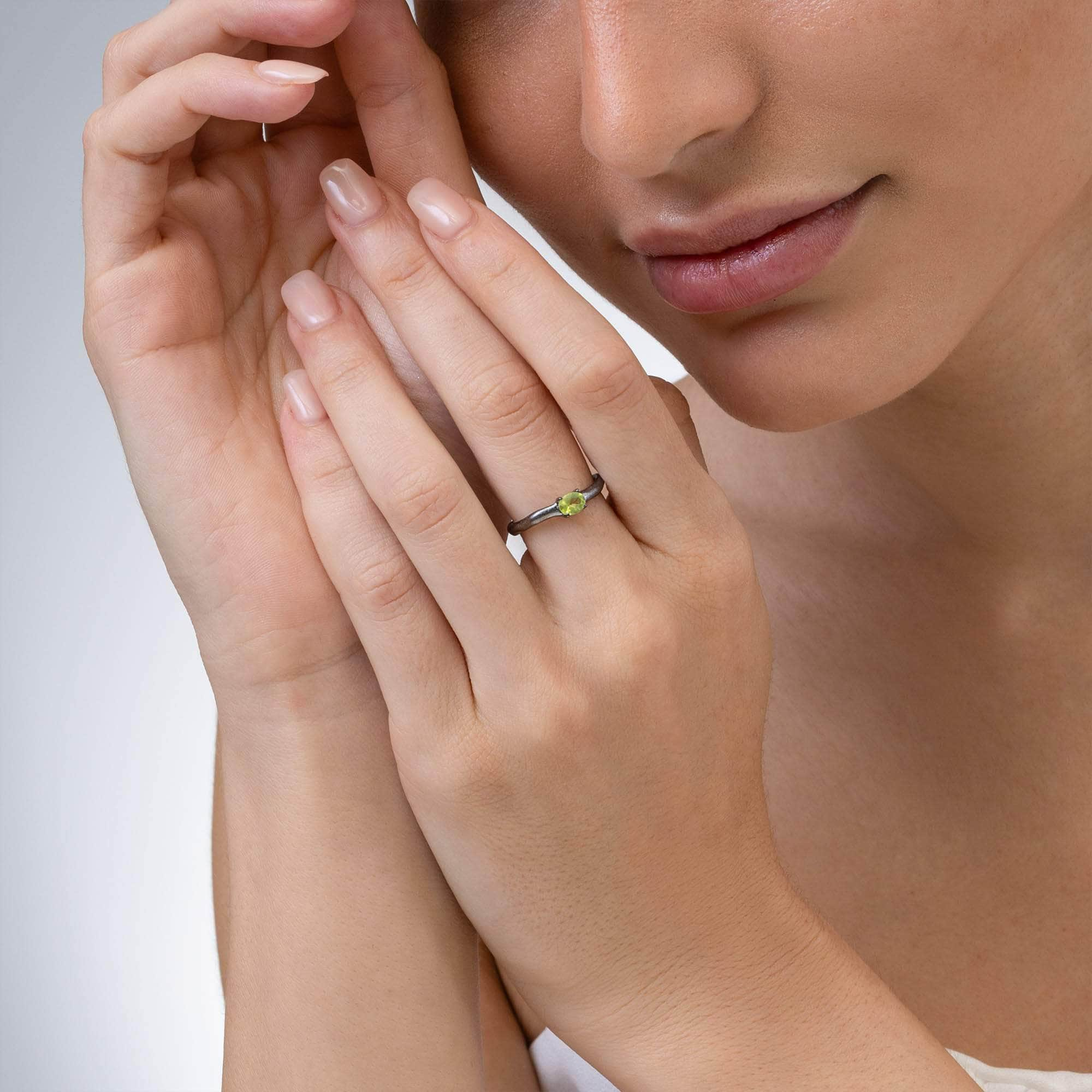 German Kabirski Shana Peridot Ring