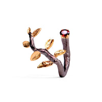 German Kabirski Haara Garnet Ring