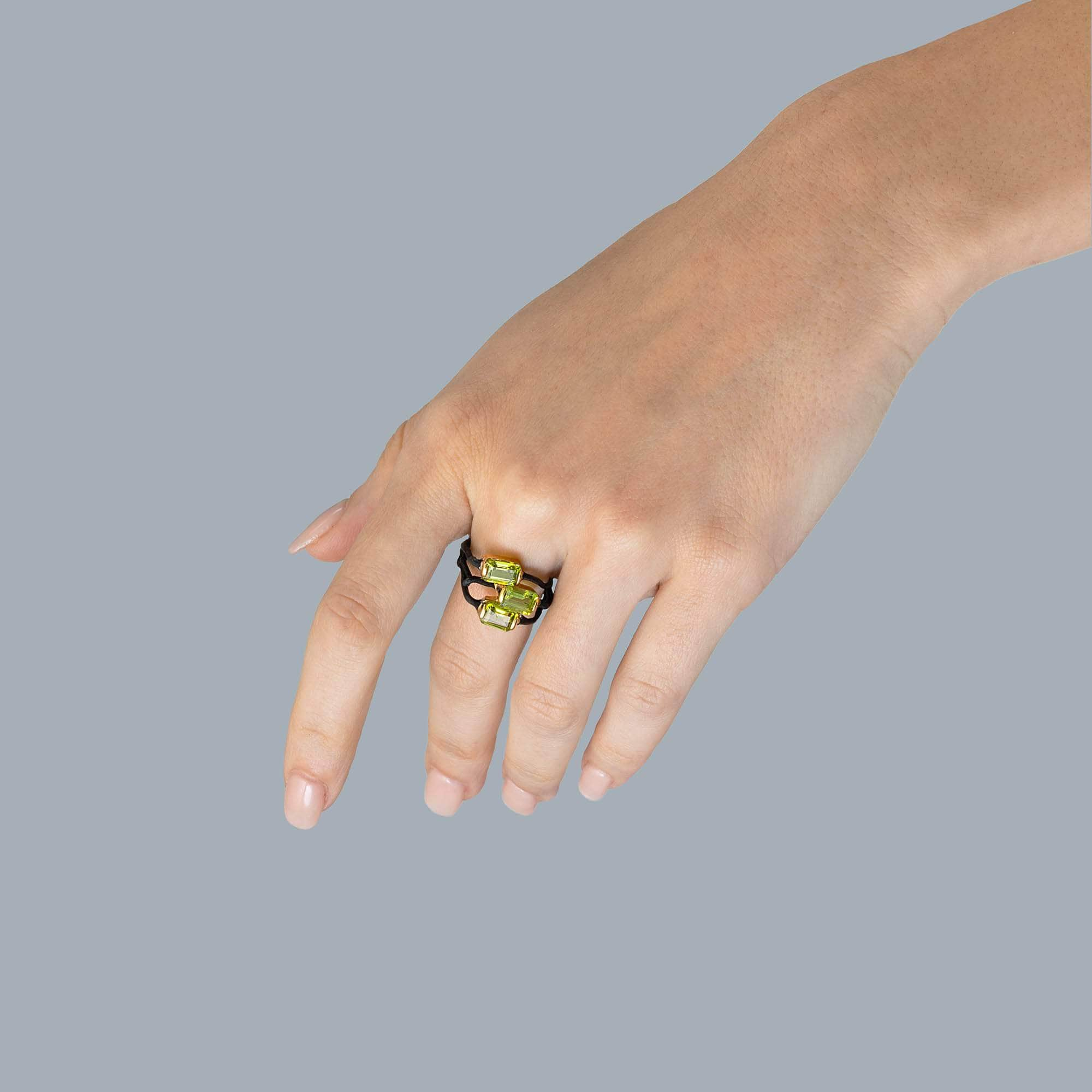 German Kabirski Ver Peridot Ring