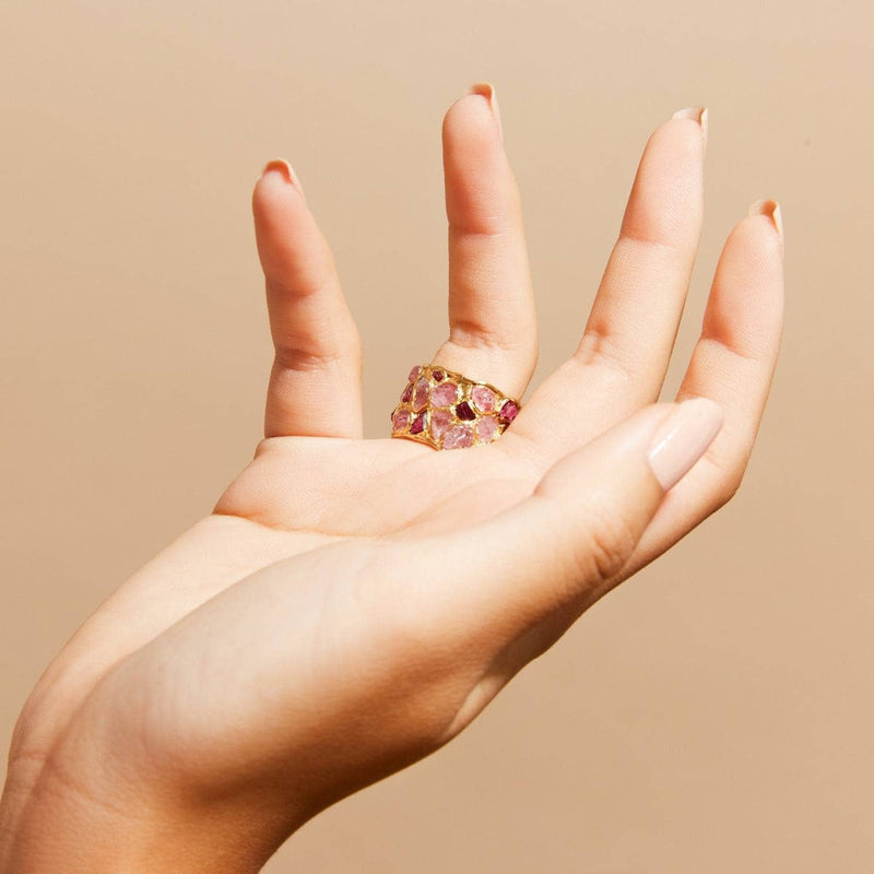 German Kabirski Alcina Ruby Pink Sapphire Ring